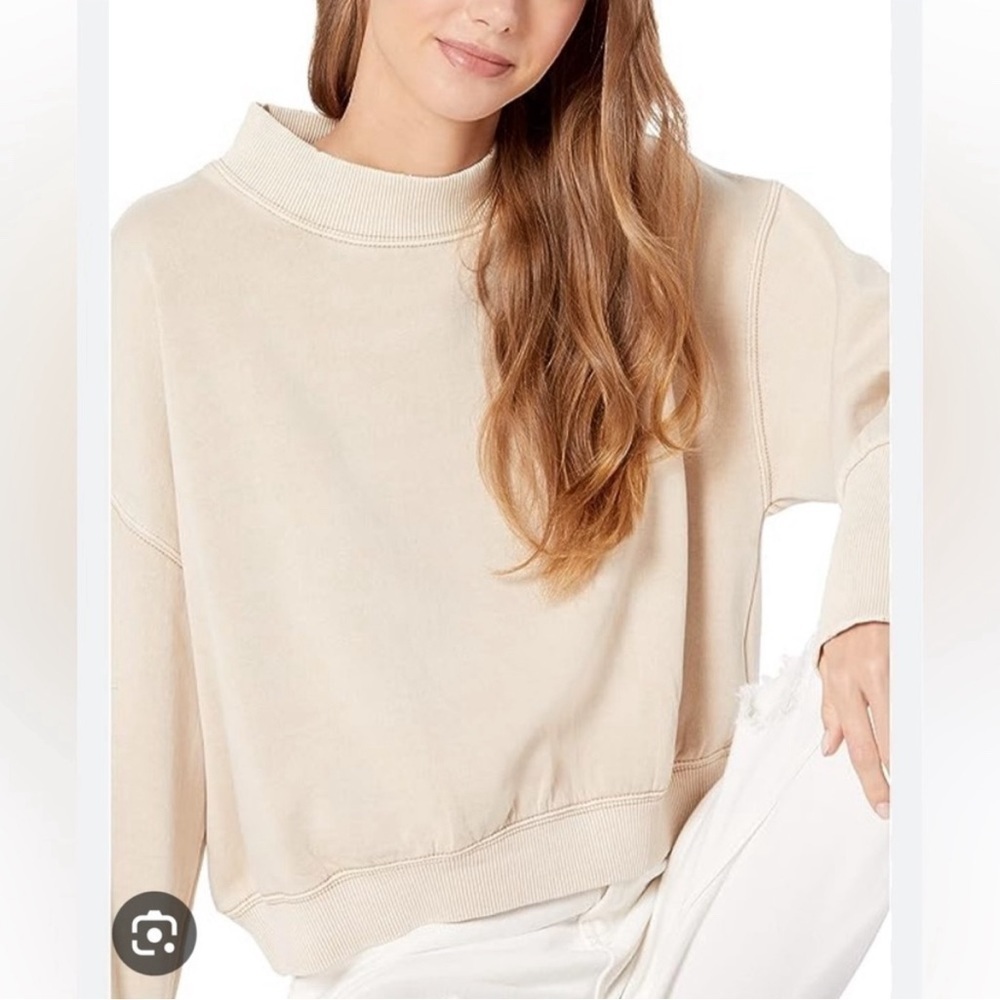 NEW We The Free Nikki Sweatshirt in ‘Champagne Dream’ Cream- sz XL